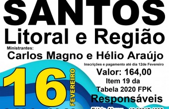 Curso de arbitragem em Karate